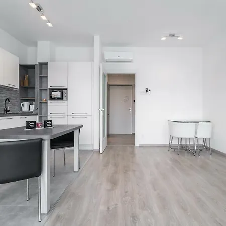 Bpr Chic White With Terrace & A/c & Garage Boedapest